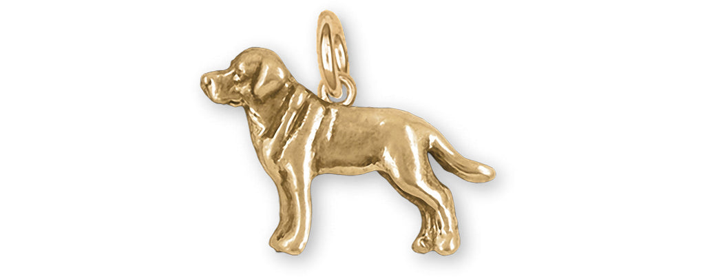 Labrador Retriever Charms Labrador Retriever Charm 14k Yellow Gold Labrador Retriever Jewelry Labrador Retriever jewelry