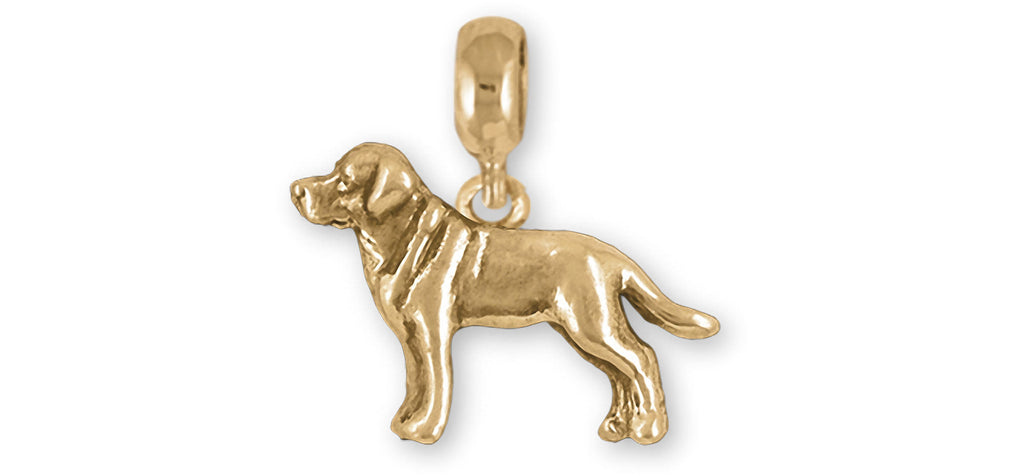 Labrador Retriever Charms Labrador Retriever Charm Slide 14k Yellow Gold Labrador Retriever Jewelry Labrador Retriever jewelry