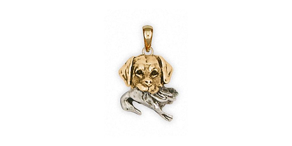 Labrador Retriever Charms Labrador Retriever Pendant Silver And Gold Dog Jewelry Labrador Retriever jewelry