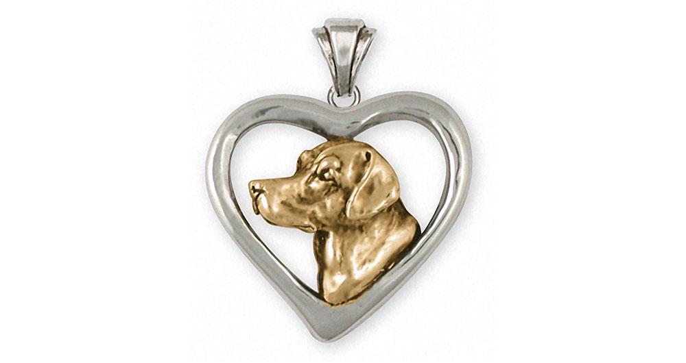 Labrador Retriever Charms Labrador Retriever Pendant Silver And Gold Dog Jewelry Labrador Retriever jewelry