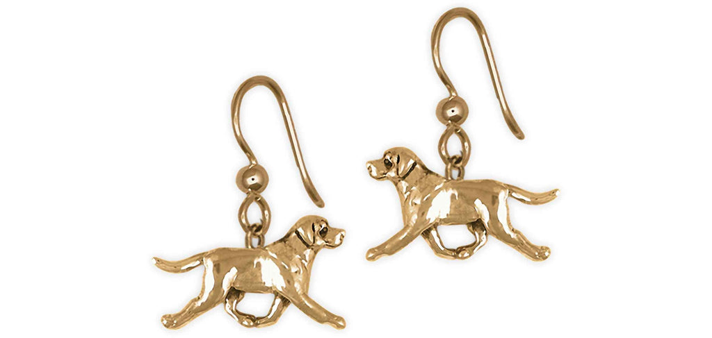 Labrador Retriever Charms Labrador Retriever Earrings 14k Gold Labrador Jewelry Labrador Retriever jewelry