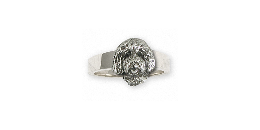 Labradoodle Charms Labradoodle Ring Sterling Silver Dog Jewelry Labradoodle jewelry
