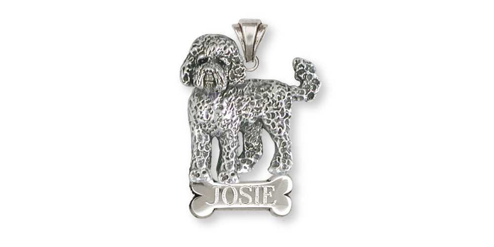 Labradoodle Charms Labradoodle Pendant Sterling Silver Dog Jewelry Labradoodle jewelry