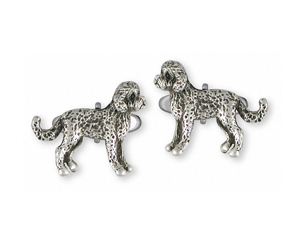 Labradoodle Charms Labradoodle Cufflinks Sterling Silver Dog Jewelry Labradoodle jewelry
