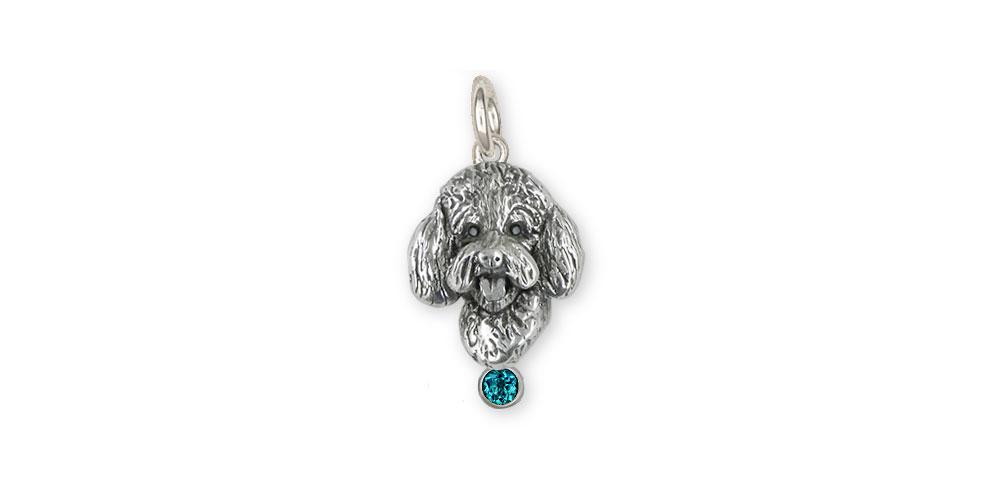 Labradoodle Charms Labradoodle Charm Sterling Silver Labradoodle Jewelry Labradoodle jewelry
