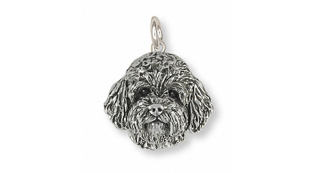 Labradoodle Charms Labradoodle Charm Sterling Silver Dog Jewelry Labradoodle jewelry