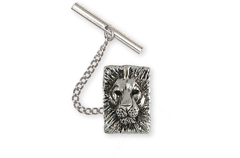 Lion Charms Lion Tie Tack Sterling Silver Lion Jewelry Lion jewelry