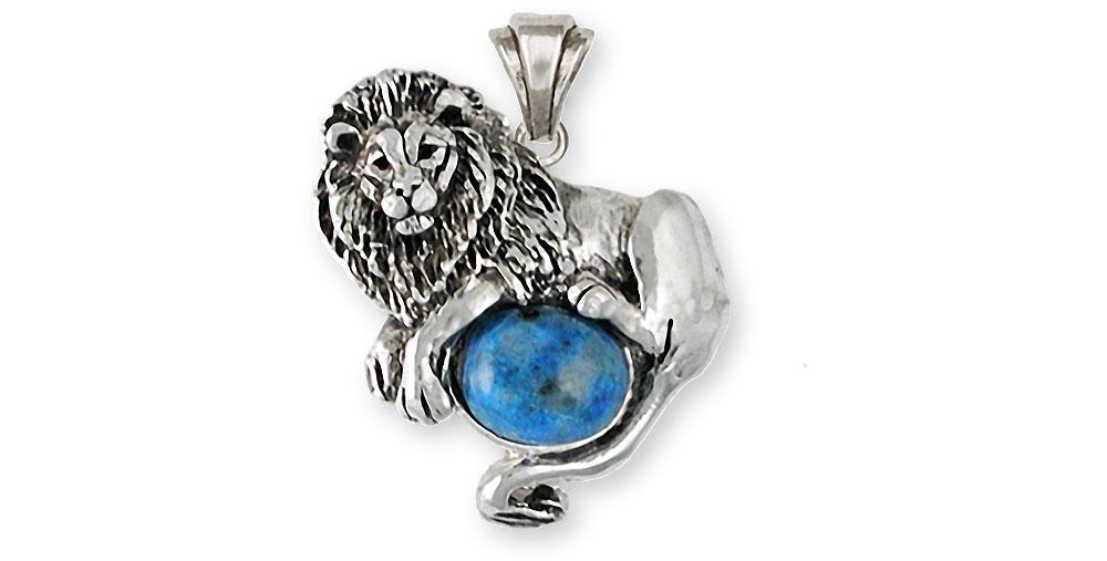 Lion Charms Lion Pendant Sterling Silver Lion Jewelry Lion jewelry