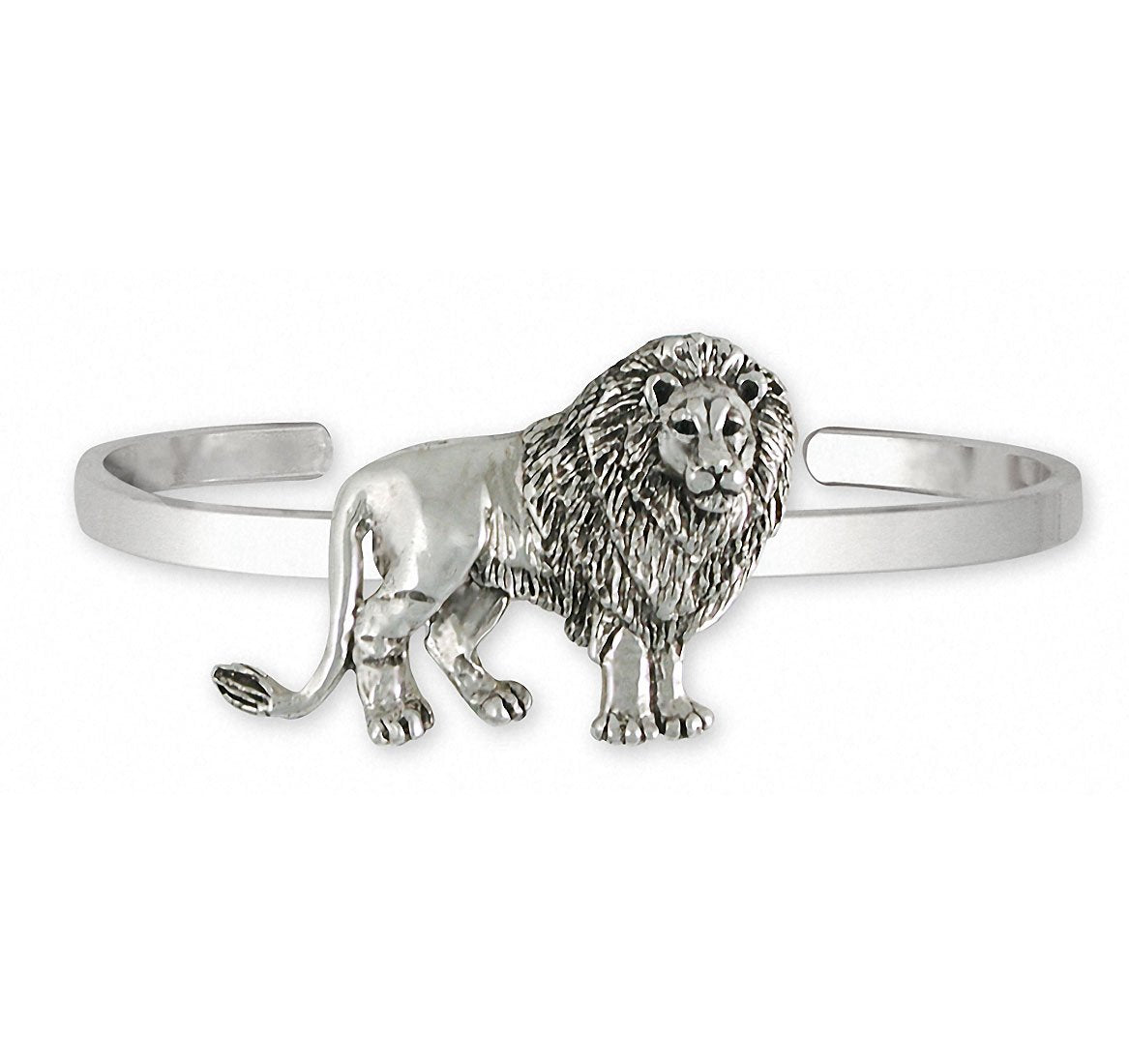 Lion face silver bracelet | FULL-SILVER