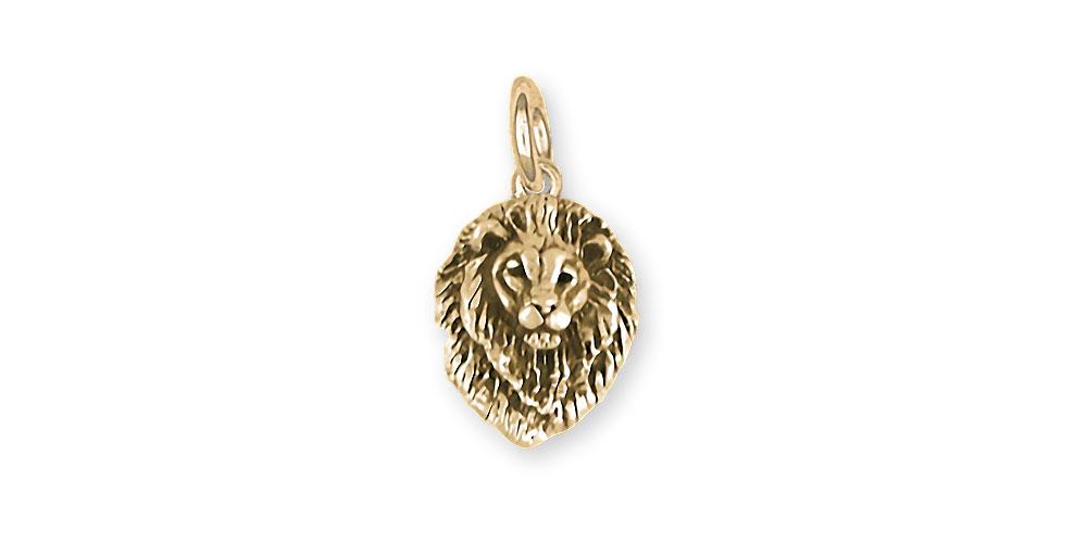 Lion Charms Lion Charm 14k Gold Lion Jewelry Lion jewelry