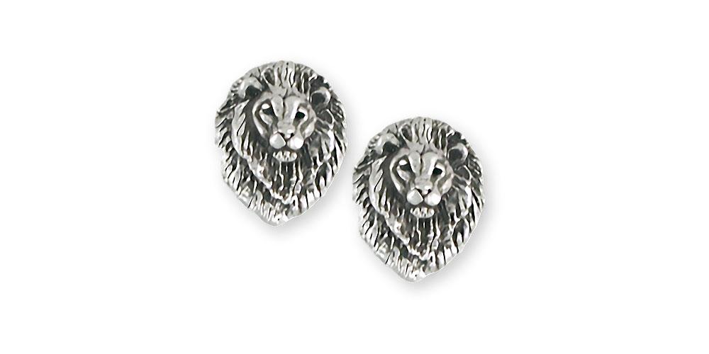 Lion Charms Lion Earrings Sterling Silver Lion Jewelry Lion jewelry