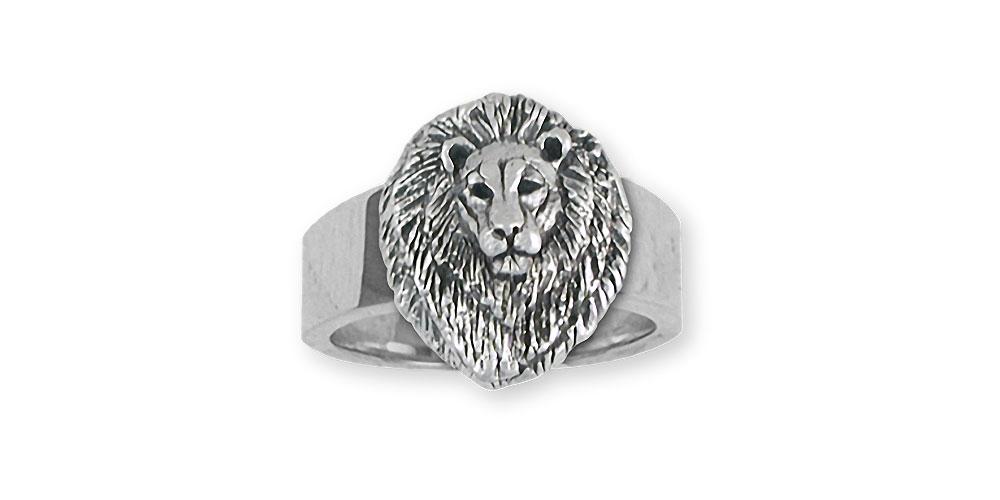 Lion Charms Lion Ring Sterling Silver Lion Jewelry Lion jewelry