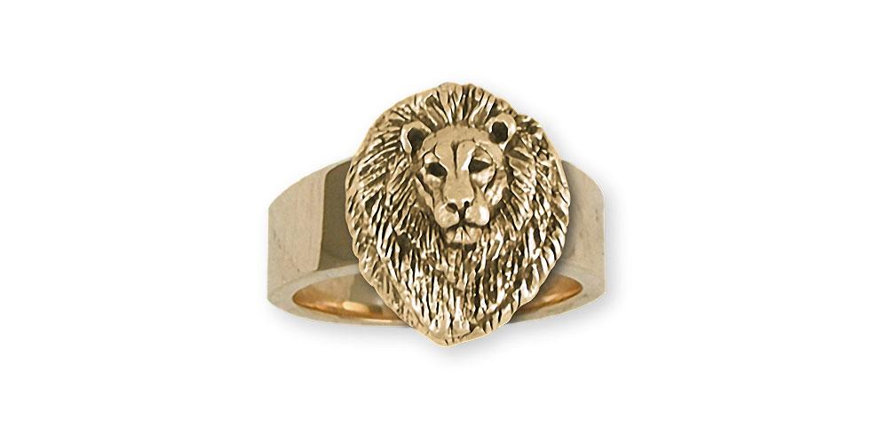 Lion Charms Lion Ring 14k Gold Lion Jewelry Lion jewelry