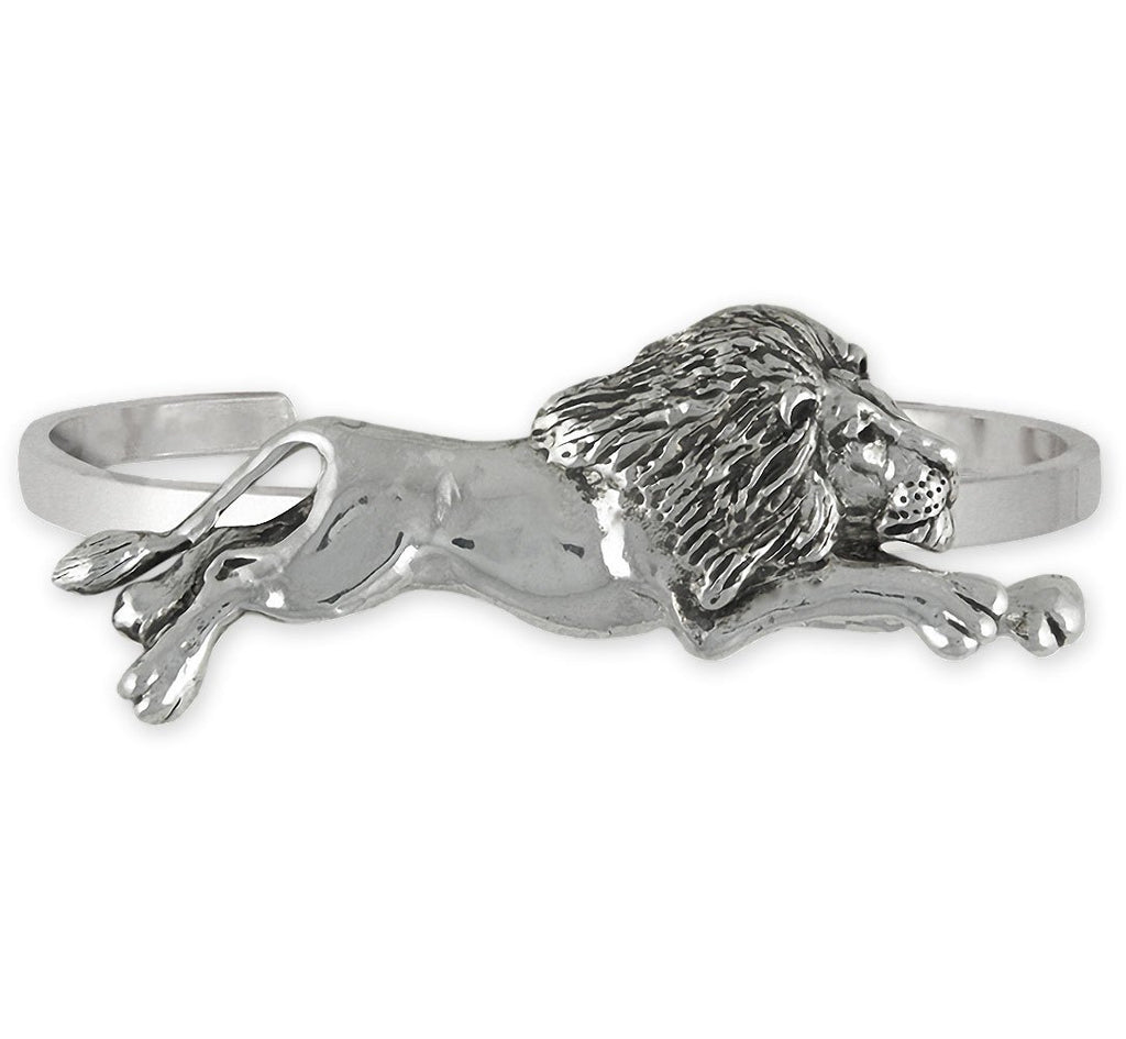 Lion Charms Lion Bracelet Sterling Silver Lion Jewelry Lion jewelry