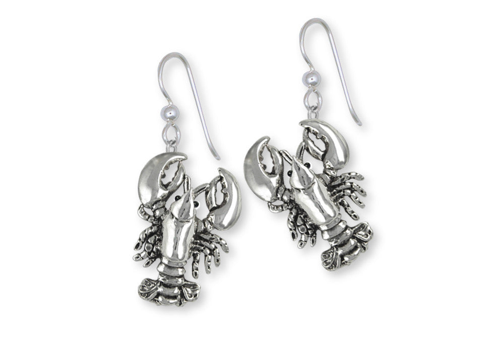 Lobster Charms Lobster Earrings Sterling Silver Sealife Jewelry Lobster jewelry