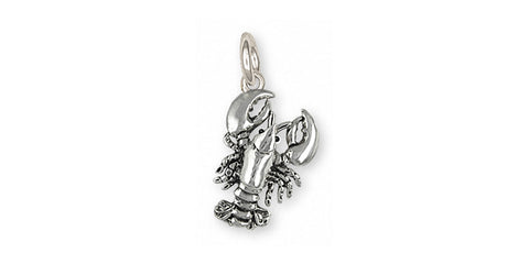 USA Sterling Silver, Gold or Rose Gold Plated Sterling Double Lobster Charm Necklace  Clasp Helper 