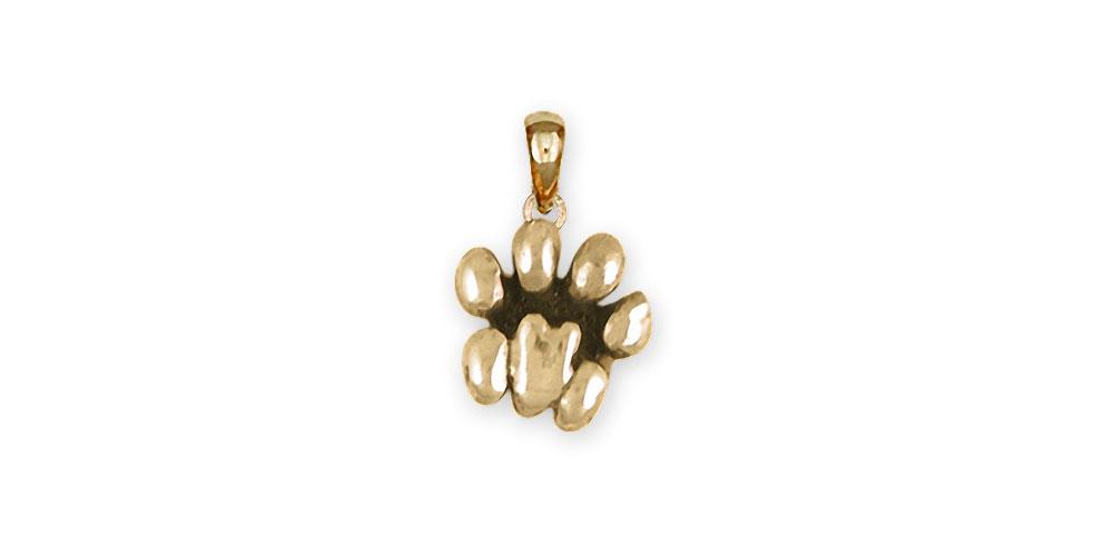 Lion Paw Charms Lion Paw Pendant 14k Gold Lion Jewelry Lion Paw jewelry