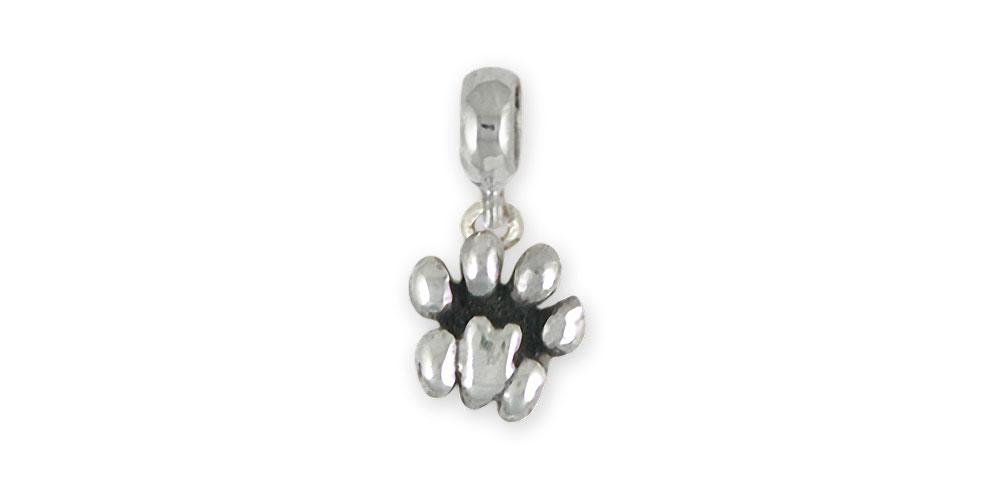 Lion Paw Charms Lion Paw Charm Slide Sterling Silver Lion Jewelry Lion Paw jewelry