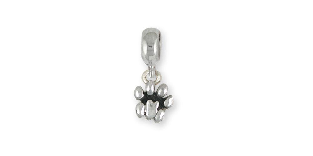 Lion Paw Charms Lion Paw Charm Slide Sterling Silver Lion Jewelry Lion Paw jewelry