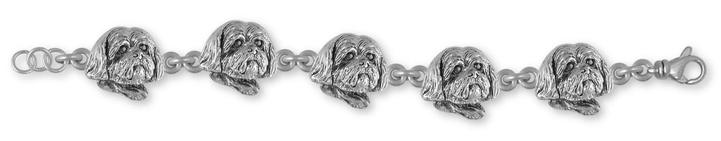 Lhasa Apso Bracelet Handmade Sterling Silver Dog Jewelry LSZ19-B