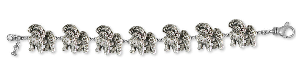 Lhasa Apso Bracelet Handmade Sterling Silver Dog Jewelry LSZ21-B