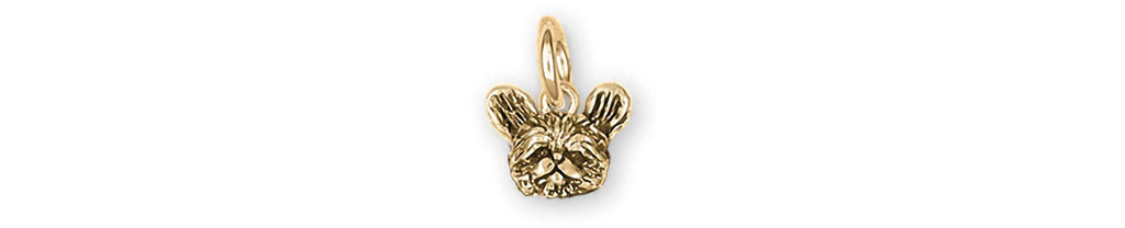 Lhasa Apso Charms Lhasa Apso Charm 14k Yellow Gold Lhasa Jewelry Lhasa Apso jewelry