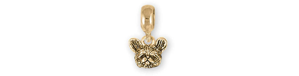 Lhasa Apso Charms Lhasa Apso Charm Slide 14k Yellow Gold Lhasa Jewelry Lhasa Apso jewelry