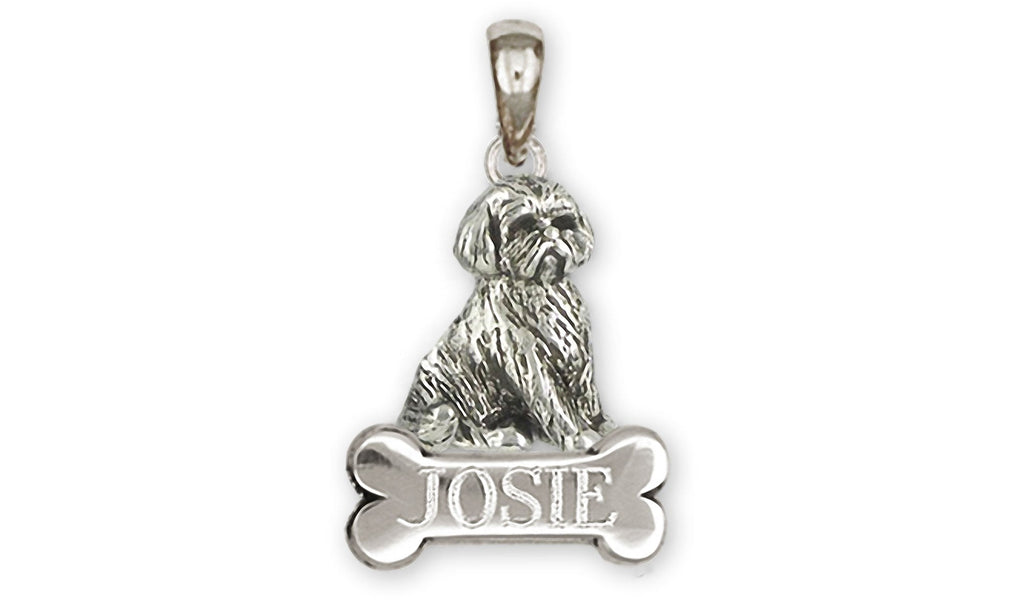 Lhasa Apso Charms Lhasa Apso Personalized Pendant Sterling Silver Lhasa Apso Jewelry Lhasa Apso jewelry