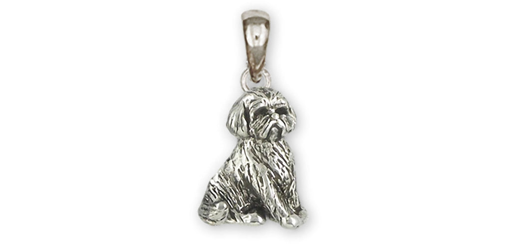 Lhasa Apso Charms Lhasa Apso Pendant Sterling Silver Lhasa Apso Jewelry Lhasa Apso jewelry