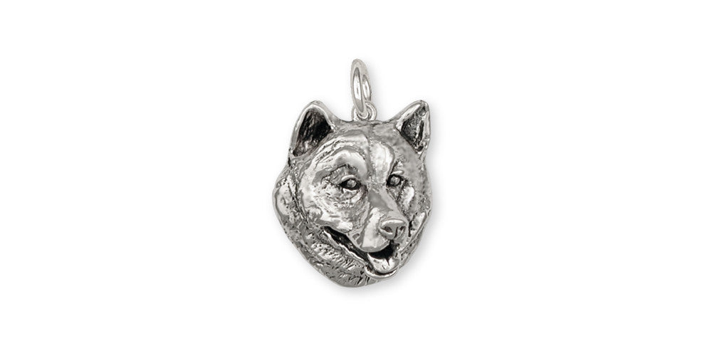 Alaskan Malamute Charms Alaskan Malamute Charm Sterling Silver Dog Jewelry Alaskan Malamute jewelry