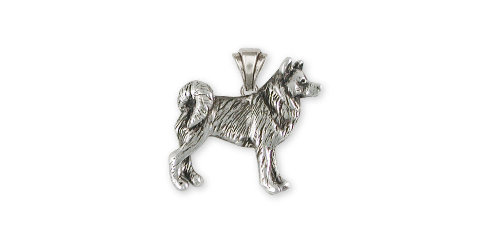 Alaskan Malamute Charms Alaskan Malamute Pendant Sterling Silver Dog Jewelry Alaskan Malamute jewelry