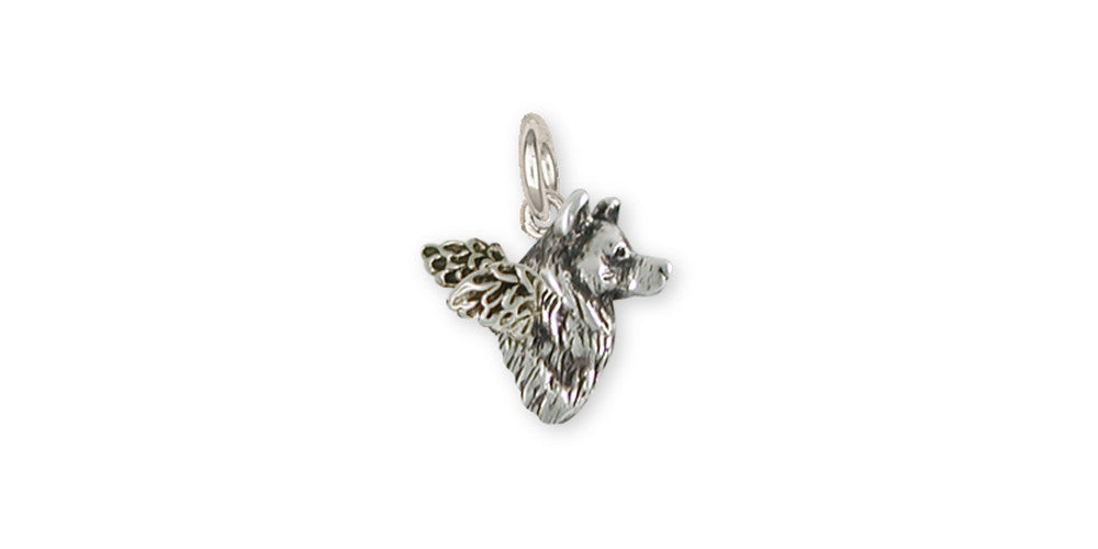 Alaskan Malamute Angel Charms Alaskan Malamute Angel Charm Sterling Silver Dog Jewelry Alaskan Malamute Angel jewelry