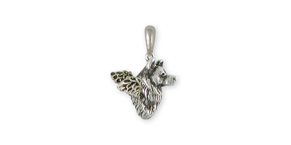 Alaskan Malamute Angel Charms Alaskan Malamute Angel Pendant Sterling Silver Dog Jewelry Alaskan Malamute Angel jewelry