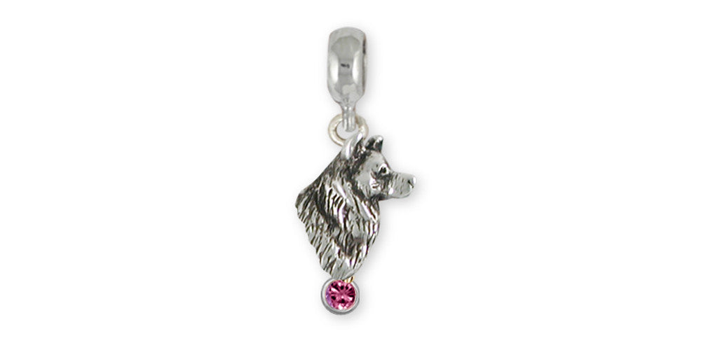 Alaskan Malamute Charms Alaskan Malamute Charm Slide Sterling Silver Dog Jewelry Alaskan Malamute jewelry
