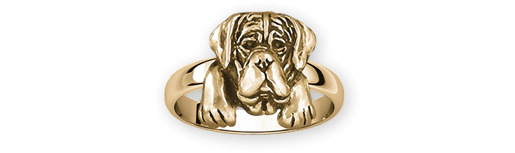 Mastiff Charms Mastiff Ring 14k Gold Mastiff Jewelry Mastiff jewelry