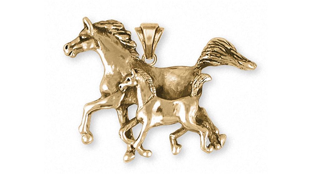 Horse Charms Horse Pendant 14k Gold Horse Jewelry Horse jewelry