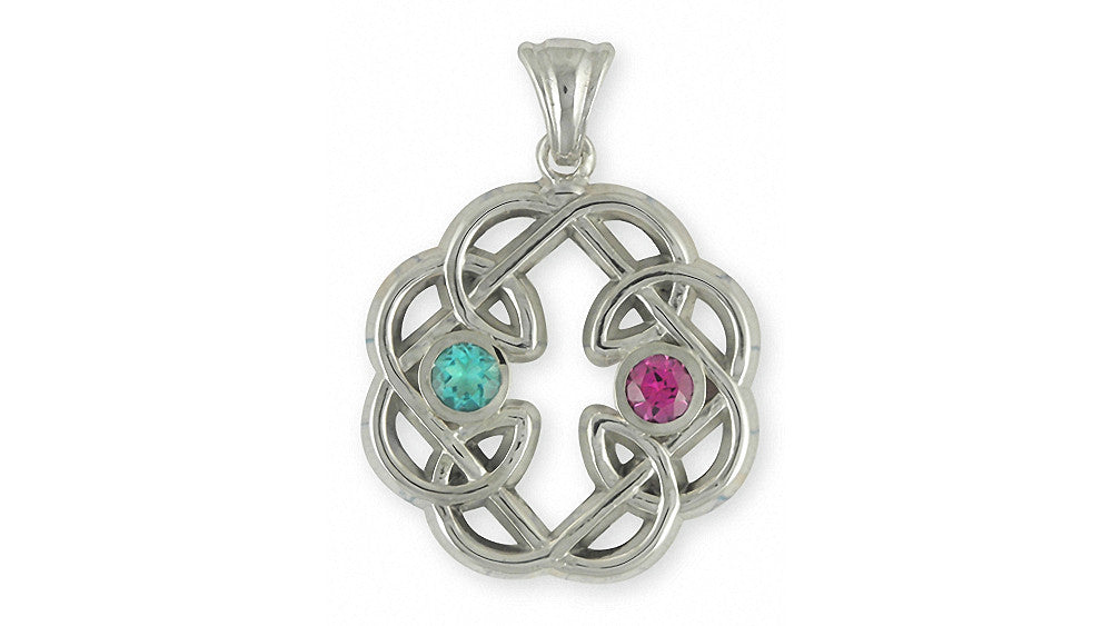 Celtic Knot Father And Daughter Charms Celtic Knot Father And Daughter Pendant Sterling Silver Celtic Jewelry Celtic Knot Father And Daughter jewelry
