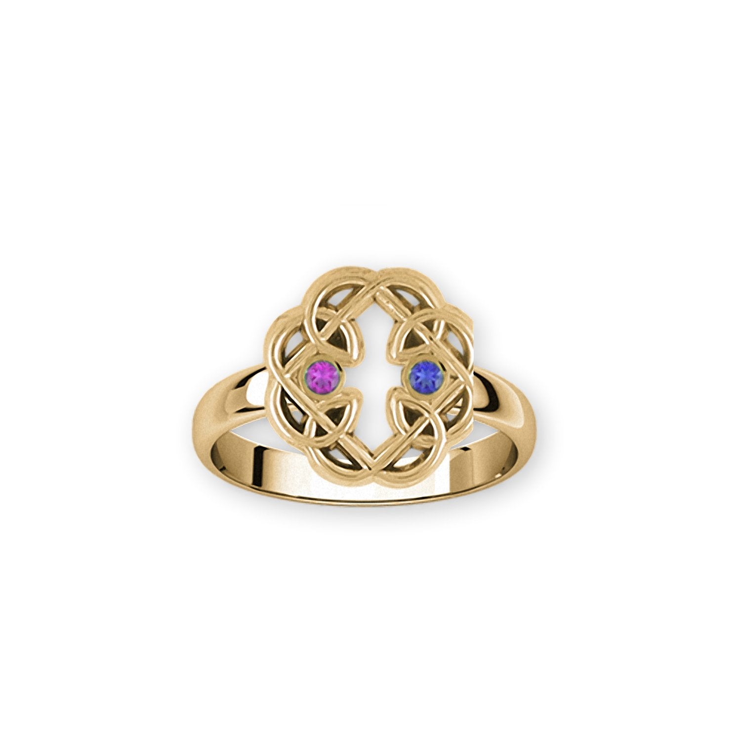 Celtic Father And Daughter Celtic Ring 14k Gold Esquivel and