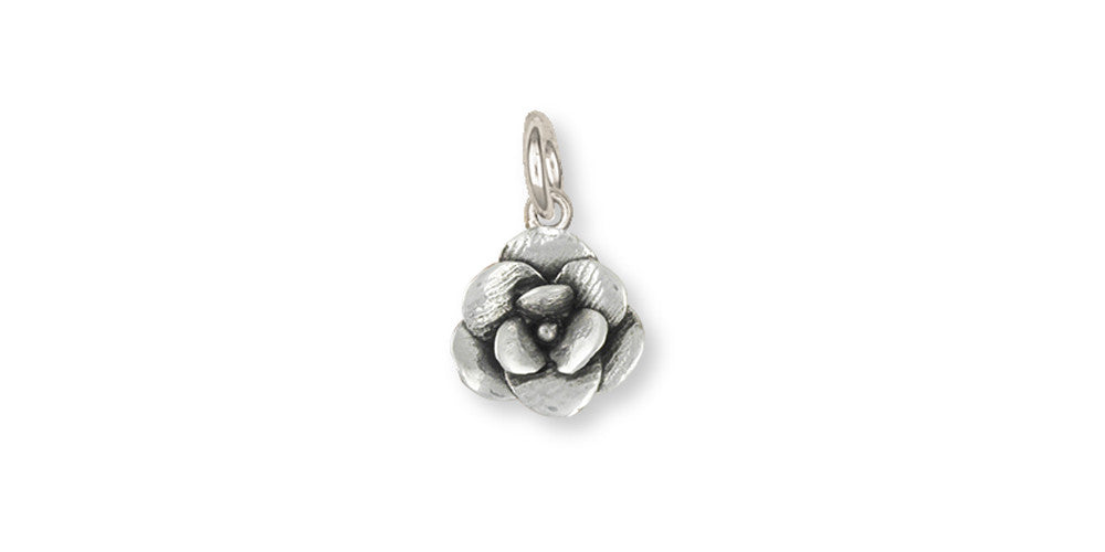 Magnolia Charms Magnolia Charm Sterling Silver Flower Jewelry Magnolia jewelry