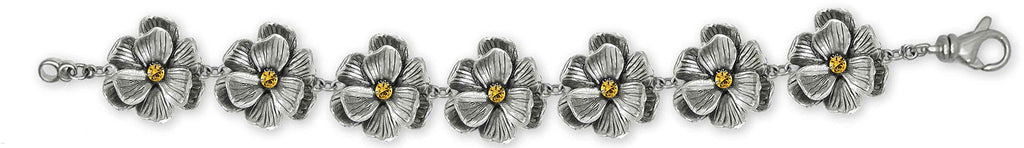 Magnolia Charms Magnolia Bracelet Sterling Silver Magnolia Jewelry Magnolia jewelry