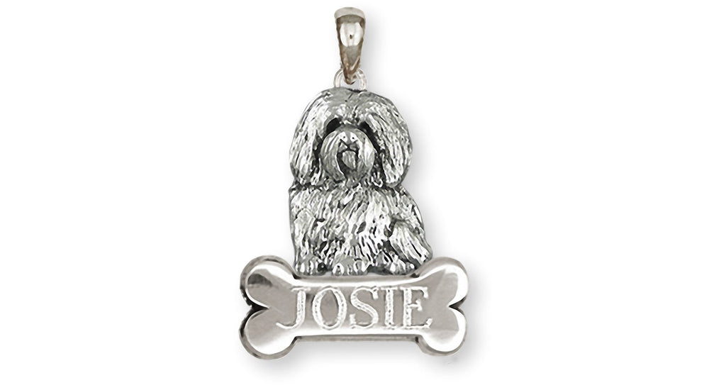 Maltese Charms Maltese Pendant Sterling Silver Maltese Dog Jewelry Maltese jewelry