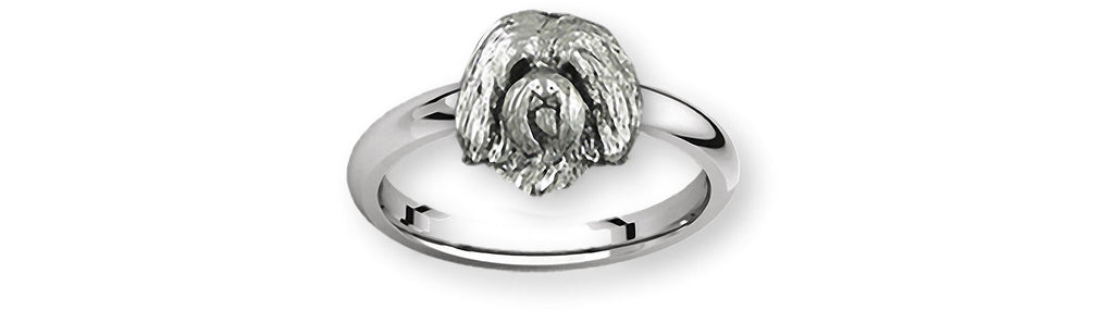 Maltese Charms Maltese Ring Sterling Silver Maltese Dog Jewelry Maltese jewelry