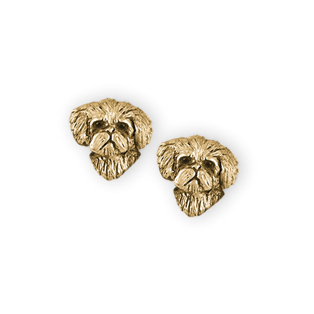 Maltese Charms Maltese Earrings 14k Gold Maltese Jewelry Maltese jewelry