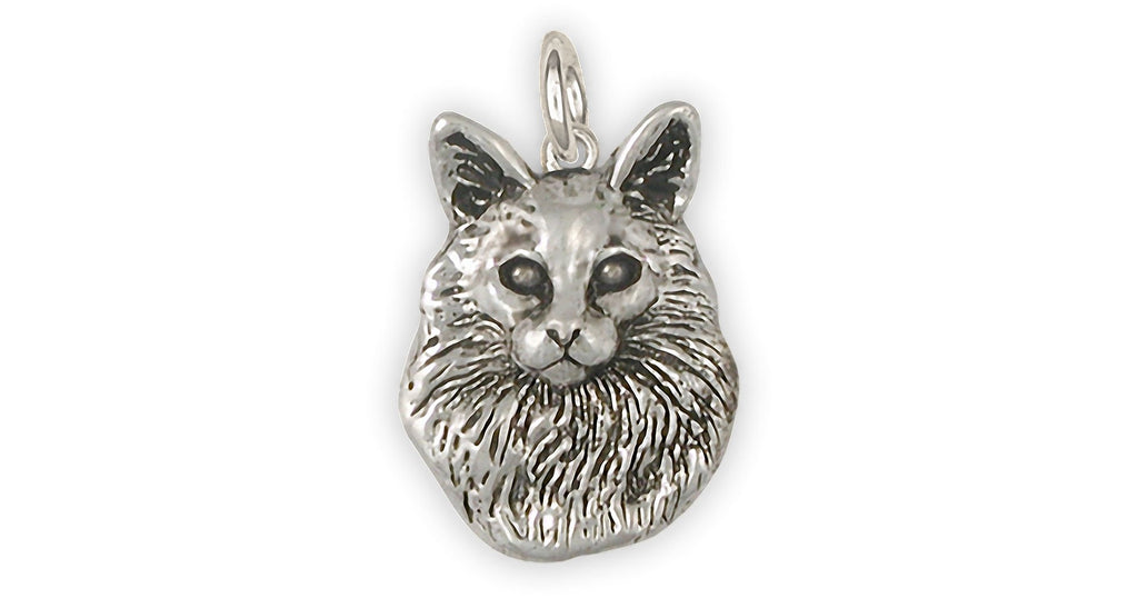 Maine Coon Charms Maine Coon Charm Sterling Silver Maine Coon Jewelry Maine Coon jewelry