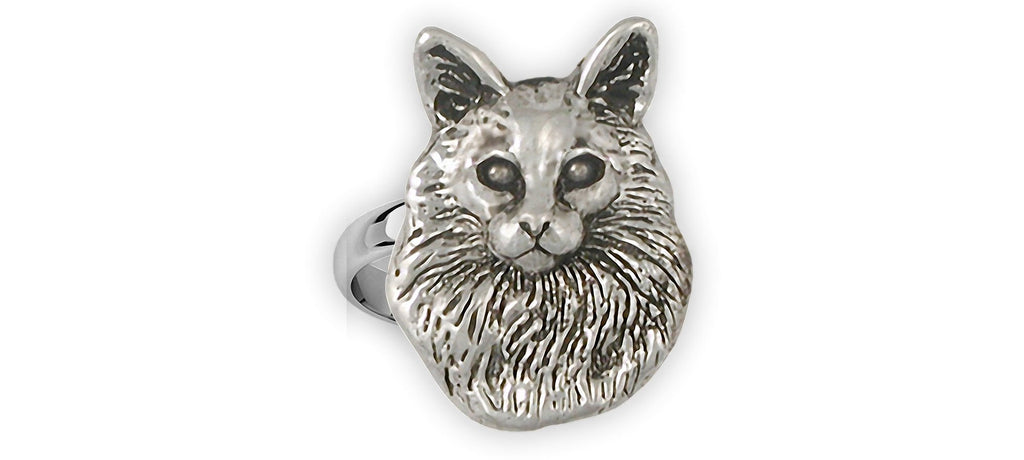 Maine Coon Charms Maine Coon Ring Sterling Silver Maine Coon Jewelry Maine Coon jewelry