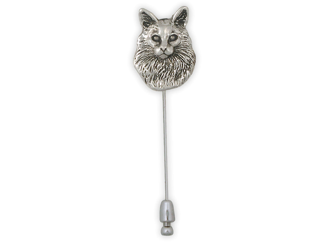 Maine Coon Charms Maine Coon Brooch Pin Sterling Silver Maine Coon Jewelry Maine Coon jewelry
