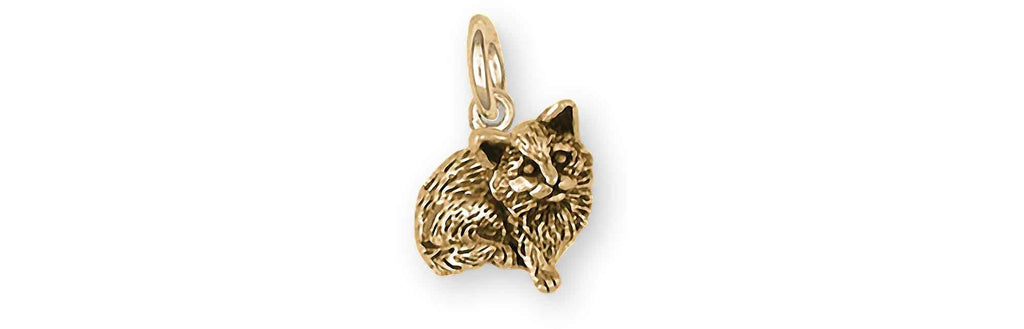 Cat Charms Cat Charm 14k Gold Cat Jewelry Cat jewelry