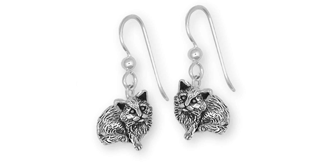Cat Charms Cat Earrings Sterling Silver Cat Jewelry Cat jewelry