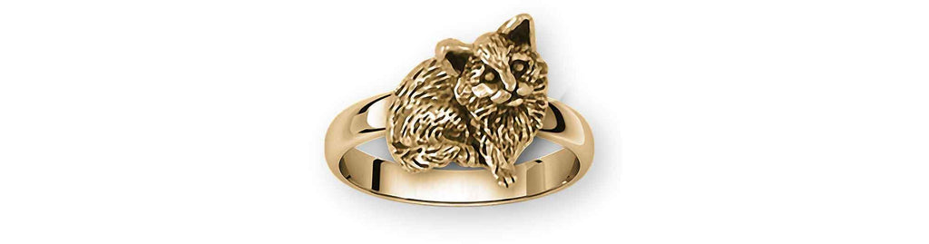 Cat Charms Cat Ring 14k Gold Cat Jewelry Cat jewelry