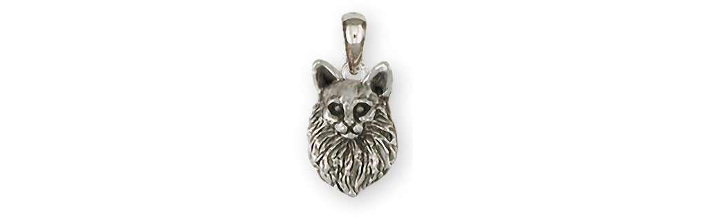 Maine Coon Charms Maine Coon Pendant Sterling Silver Maine Coon Jewelry Maine Coon jewelry